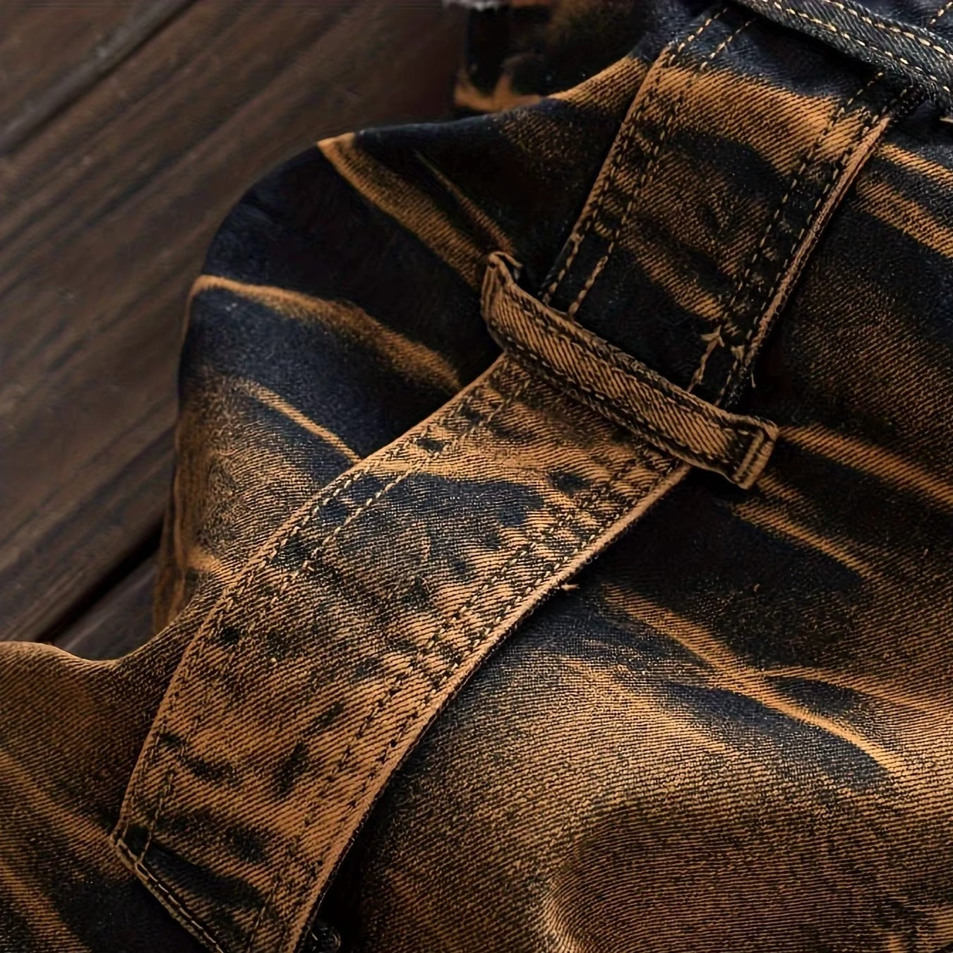 Men's Straight Ripped Jeans
